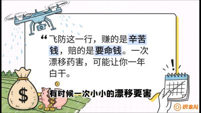 第6节：无人机干活不&ldquo;赔钱&rdquo;&mdash;&mdash;防漂移、避药害的保命红线，课程：《无人机植保搞钱必修课：从&ldquo;瞎飞&rdquo;到&ldquo;懂行&rdquo;的6步进阶》
