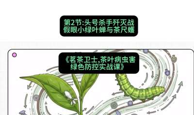 第02节：头号杀手歼灭战&mdash;&mdash;假眼小绿叶蝉与茶尺蠖，课程：《茗茶卫士&mdash;&mdash;茶叶病虫害绿色防控实战课》#识农AI