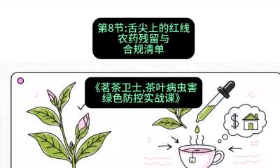 第08节：舌尖上的红线&mdash;&mdash;农药残留与合规清单，课程：《茗茶卫士&mdash;&mdash;茶叶病虫害绿色防控实战课》#识农AI
