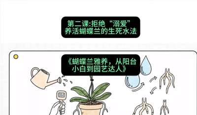 第二节：拒绝&ldquo;溺爱&rdquo;：养活蝴蝶兰的生死水法，课程：《蝴蝶兰雅养六讲：从阳台小白到园艺达人》#识农AI