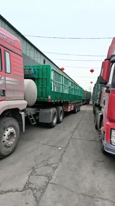 2月23号，源沃肥业排队装车中