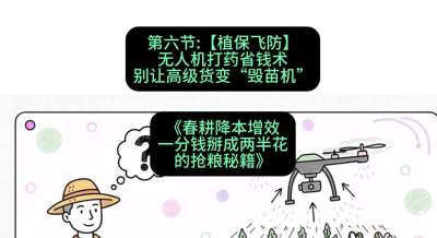 第六节：【植保飞防】无人机打药省钱术，别让高级货变&ldquo;毁苗机&rdquo;